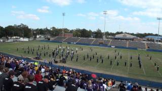 DeRidder Band Performs at 2011 Sulphur High School Marching Festival 1152011 [upl. by Tremann]