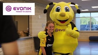 The BVB Evonik football school on US tour Part 1  Evonik [upl. by Anaxor]