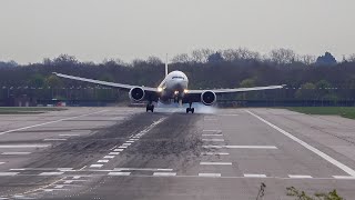 30 MINS of Crosswind Arrivals at London Gatwick Airport  Plane spotting at London Gatwick Airport [upl. by Twitt]