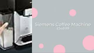 Siemens Coffee Machine [upl. by Nibur]