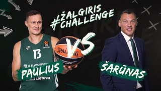 ZalgirisChallenge Paulius Jankunas vs Sarunas Jasikevicius [upl. by Marguerita]