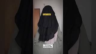 4 part niqab shortvideo 4partniqab niqab 3part 4part hijab [upl. by Allerim]