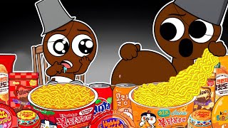 Incredibox Sprunki  BRUD Pregnant amp Baby BRUD Convenience Store Food Mukbang Animation  ASMR [upl. by Gerbold]