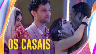 TODOS OS CASAIS DO BBB 22 JADE PICON E PAULO ANDRÉ LUCAS E ESLOVÊNIA E MAIS 😍💘  BBB 22 [upl. by Lyda]