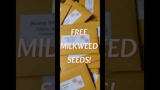 FREE SEEDS GET YOURS Milkweed Seed Giveaway amp How I pack seeds to share [upl. by Billy]