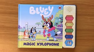 Bluey Magic Xylophone  Read Aloud Bluey Sound Book for Children and Toddlers [upl. by Ellak]