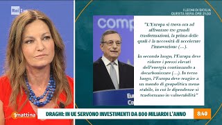 Rapporto Draghi  Unomattina 10092024 [upl. by Hael]