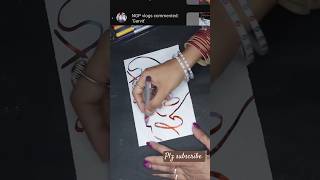 Garvit ✨️Lettering My Subscriber Name ✍️ Calligraphy Art lettering handwriting shorts shortsfeed [upl. by Ayokal273]