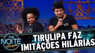 The Noite 280716  Tirulipa imita Beyoncé Bruno Mars e Luan Santana [upl. by Cann]