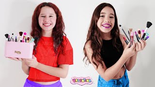 💄 Valentina e Nikole querem a mesma MAQUIAGEM para crianças [upl. by Iana]