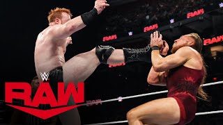 Sheamus hits monster Brogue Kick to defeat Pete Dunne Raw highlights Aug 19 2024 [upl. by Otsirave]