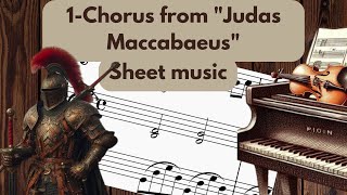 1  Chorus from Judas Maccabaeus  Suzuki Method Vol 2  Violin and Piano [upl. by Eal]