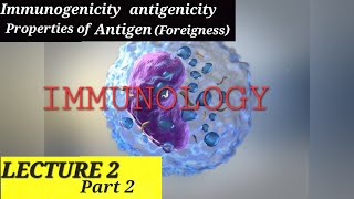 Immunogenicity antigenicity properties of antigen Immunology [upl. by Siletotsira]