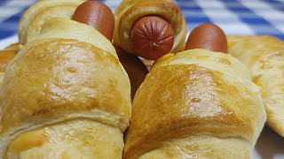 Pigs in a Blanket With Crescent Rolls  Simple and Easy Recipe [upl. by Yliah]