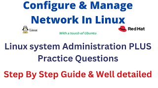 How To Configure amp Manage Network In Linux  RHEL 9 amp Ubuntu  RHCSA 9  EX200V9  Lesson 6 [upl. by Hsatan]