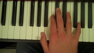 How To Play an A Halfdiminished 7th Chord on the Piano [upl. by Salema]