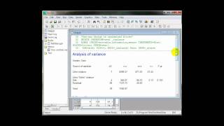 How to run a simple ANOVA in GenStat [upl. by Ednew]