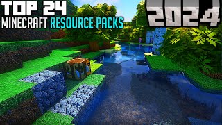 TOP 24 Best Minecraft Texture Packs for 2024 [upl. by Hitoshi]