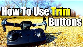 How To Fly a Drone For Beginners First Tip How To Use Trim Buttons With Eachine E58 Quadcopter [upl. by Evelyn]