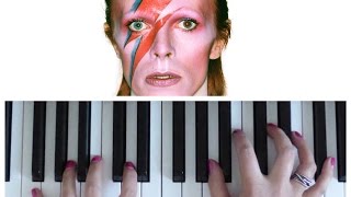 STARMAN Piano Tutorial David Bowie  EASY [upl. by Eustace3]