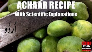 Mango Achaar Recipe with Scientific Explanation آم کا اچار [upl. by Peednam]