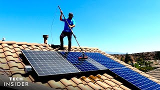 How Solar Panels Are Professionally Cleaned [upl. by Dogs130]