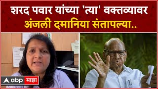 Anjali Damania  शरद पवार यांच्या लेकसूनविधानावर अंजली दमानिया यांची संतप्त प्रतिक्रिया [upl. by Ritter]