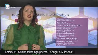 Letërsi 11  Studim teksti nga poema quotKëngët e Milosaosquot [upl. by Whitson]