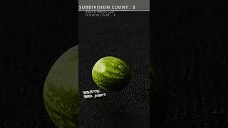 🍉Blender Cloth Simulation Test on Melon 3dartclothsimulation blender3d [upl. by Dietz]