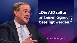 Armin Laschet warnt vor der AfD und kritisiert den UkraineAppell von Papst Franziskus maischberger [upl. by Nylirehs]