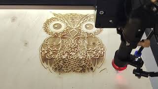 1390 engrave wood laser cutting [upl. by Cynarra179]