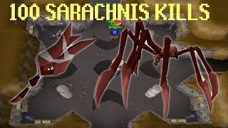 Loot From 100 Sarachnis NEW OSRS BOSS [upl. by Carrington774]