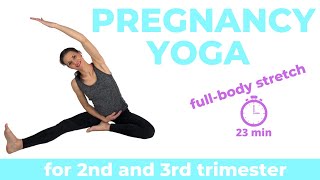 Pregnancy Yoga For Second Trimester [upl. by Anailuig]