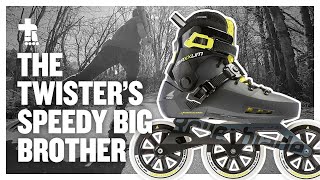 Rollerblade Maxxum Edge 125 3WD Skate Review  Big Wheel Inline Skating [upl. by Yursa]