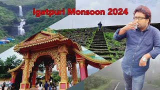 🇮🇳 MY FIRST VLOGMUMBAI TO IGATPURIMAH MONSOON 2024BHAVALI WATERFALLVIPASANA MEDITATION CENTRE [upl. by Monty]