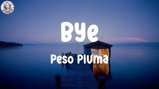 Peso Pluma  Bye  Acousti Sky  Letra [upl. by Goulette280]