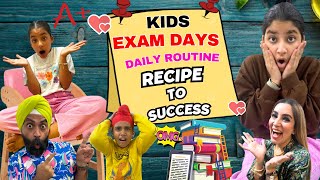 Kids Exam Days Daily Routine  Recipe To Success  RS 1313 VLOGS  Ramneek Singh 1313 [upl. by Muriel223]