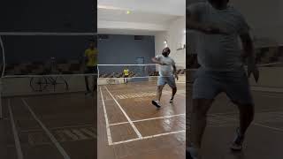 In the heat of the rally Defense is our strongest weapon badminton youtubeshorts badmintonlovers [upl. by Ayrolg]