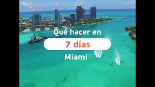 Que hacer 7 días en Miami con excursion [upl. by Nikral]