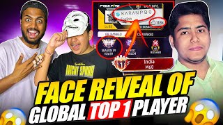 Face Reveal Of India Top 1 Player ☠️ Prank On Rank Game Top 1 Player 😱  Garena Free Fire Max [upl. by Daht450]