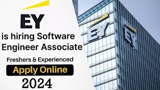 EY Hiring Associate Software Engineer 2024  Step by Step process  Fresher jobs [upl. by Manbahs]