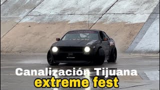 TIJUANA 🇲🇽 EXTREME FEST CANALIZACIÓN  DRIFT DRAG CARS SHOW [upl. by Laurella]