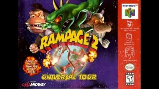 Rampage 2  Universal Tour N64 Gameplay [upl. by Abbott]