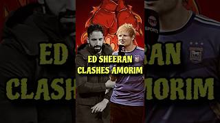 Man United Boss Interrupted by Ed Sheeran  edsheeran rubenamorim [upl. by Goto]