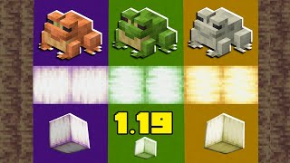 MINECRAFT 119  NOVOS BLOCOS DOS SAPOS ADICIONADOS THE WILD UPDATE [upl. by Flam]