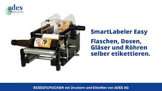 ADES SmartLabeler Easy Der perfekte EtikettenApplikator [upl. by Anissa77]