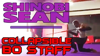 Amazing Collapsible Bo Staff with Shinobi Sean [upl. by Napra252]