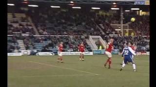 Peterborough Utd 1v0 Swindon Jimmy Bullard Goal 19202 [upl. by Erdeid]