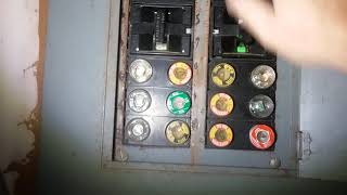 How To Change Fuses in an Old Home Panel [upl. by Blunt263]