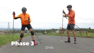 Rollerski Drills  Uphill Made Easy [upl. by Zashin142]